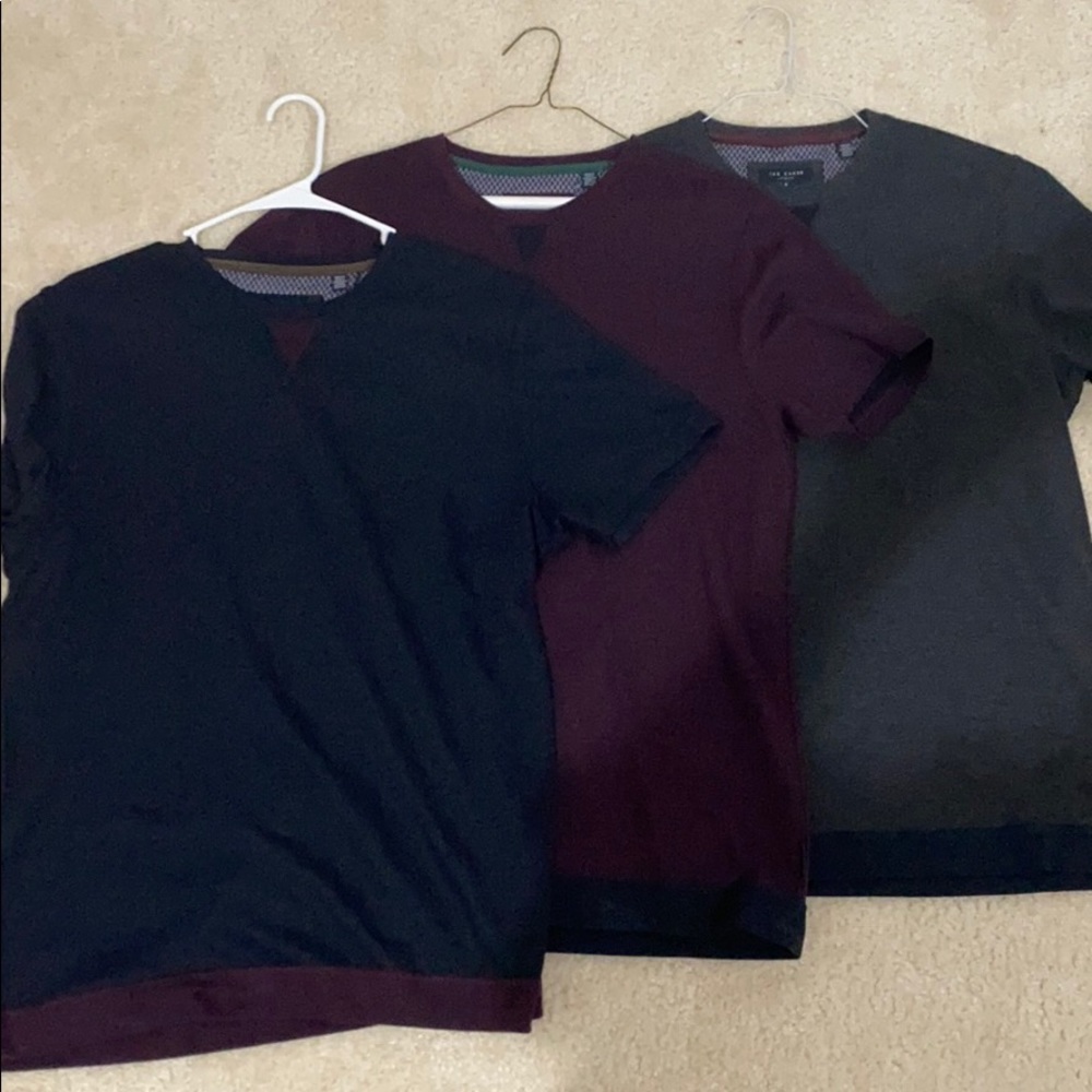 Set of 3 ted baker short sleeve tee sz 4